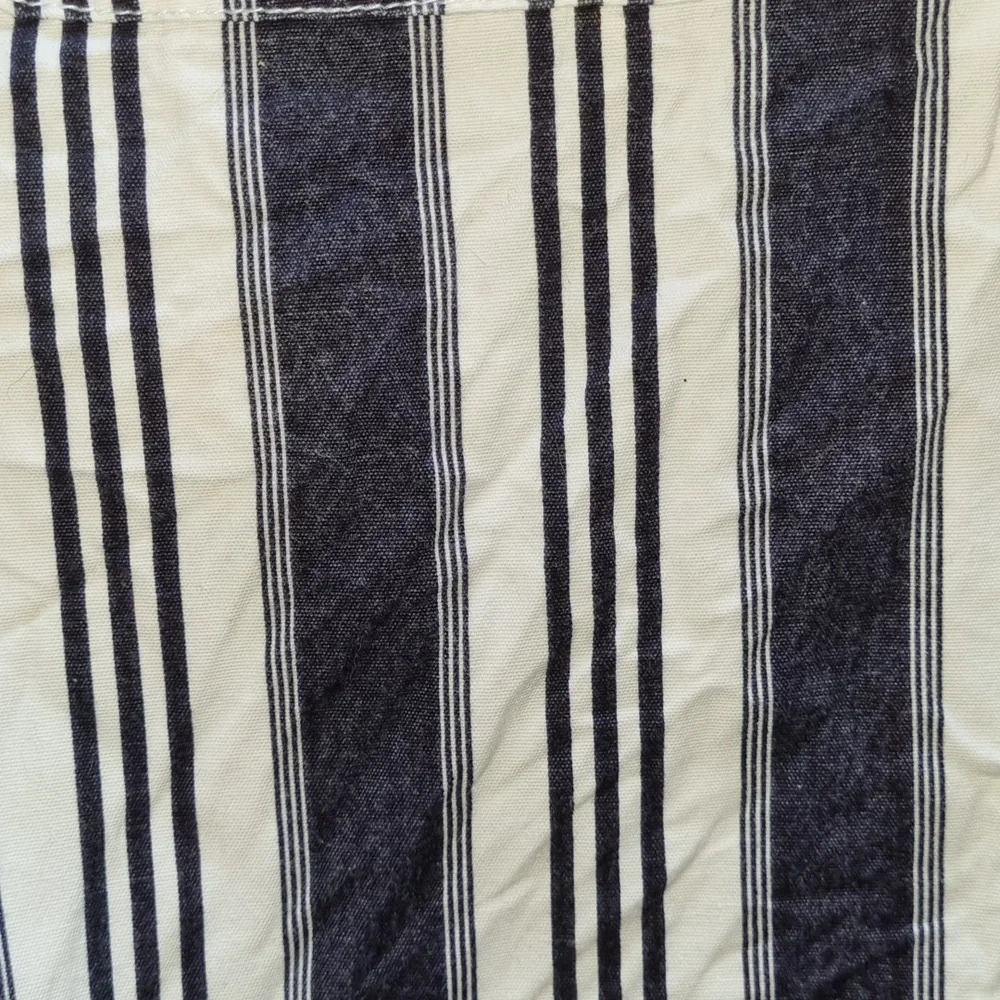 French star overalls, vintage, 90's,blue denim look & white stripes, size L - Picture 13 of 13